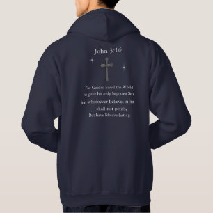 Bible Verse John 3:16 Hoodie