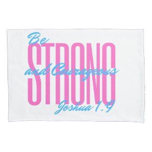 Bible verse Joshua 1:9 Pillowcase