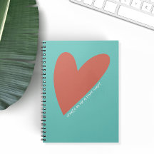 Bible Verse Journal, Christian Scripture Heart