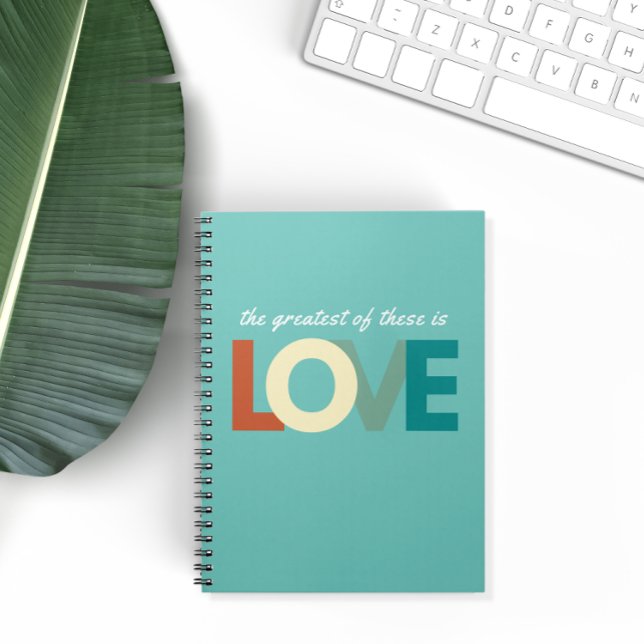 Bible Verse Journal, Greatest of these is Love Notebook (Creator Uploaded)