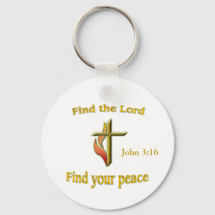 Bible verse key ring