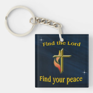 Bible verse key ring