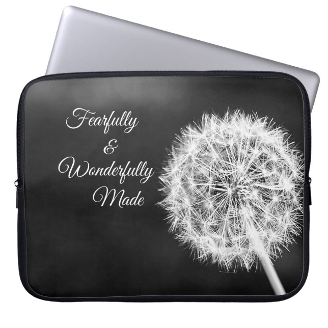 Bible Verse Laptop Sleeve (Front)