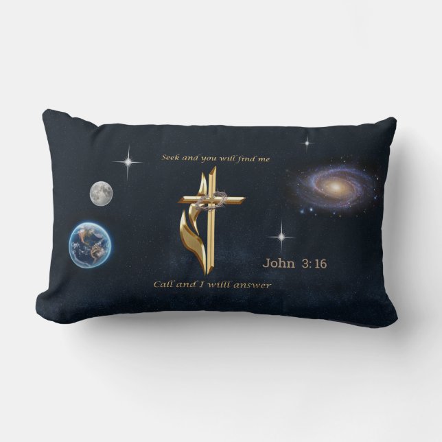 Bible verse lumbar cushion (Front)