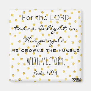 Bible Verse Magnet - Psalm 149