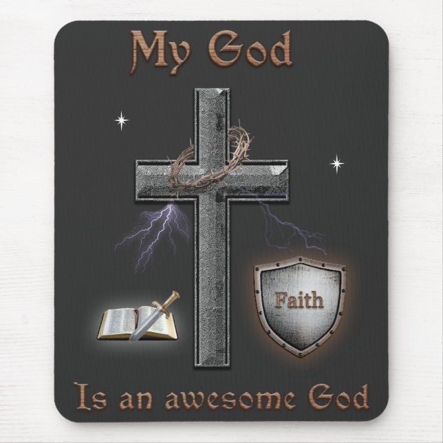 Bible Verse Mouse Mat (Front)