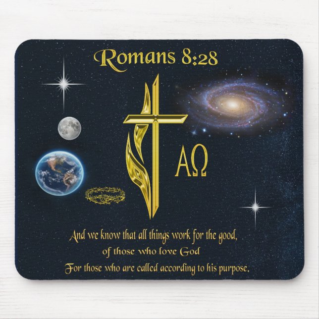 Bible Verse Mouse Mat (Front)