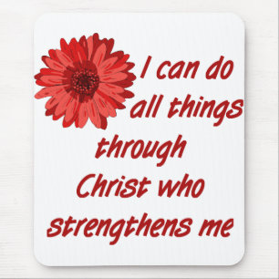 Bible Verse Mousepad. Mouse Mat