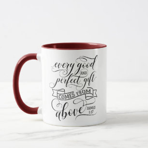 Bible Verse Mug - Every Good Perfect Gift James