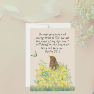 Bible verse nature art -magnet postcard