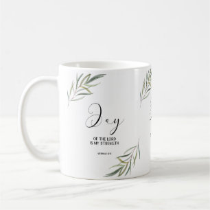 Bible verse Nehemiah leaves scripture  Coffee Mug