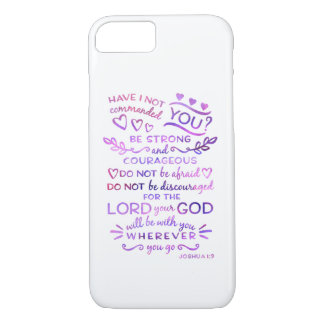 Bible Verse Phone Case Joshua 1:9