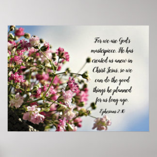 Bible Verse  Poster