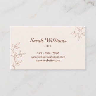 Bible Verse Proverbs 31:25 Floral Women Christian Business Card