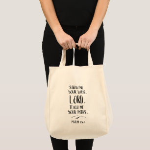 Bible verse Psalm Tote Bag