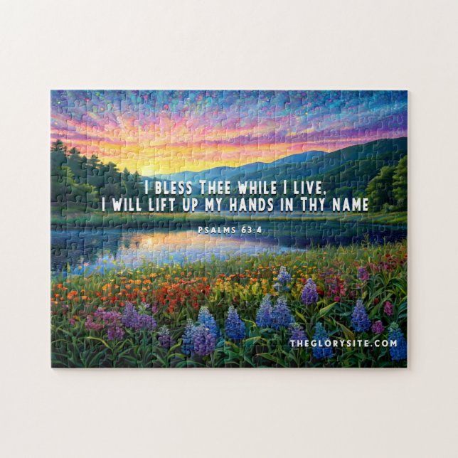 Bible Verse Psalms Jigsaw Puzzle (Horizontal)