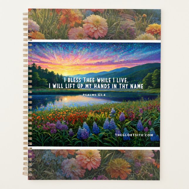 Bible Verse Psalms Planner (Front)