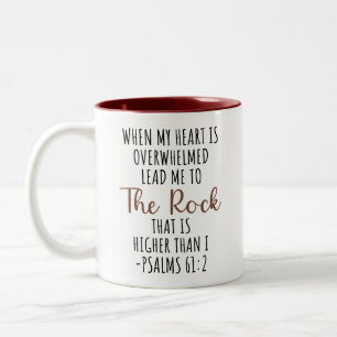 Bible Verse Religious Jesus Christian resurection  Two-Tone Coffee Mug