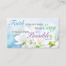 Bible Verse, Religious Motivational Faith Card