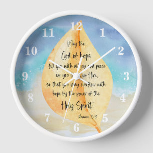 Bible verse Romans Wall Clock