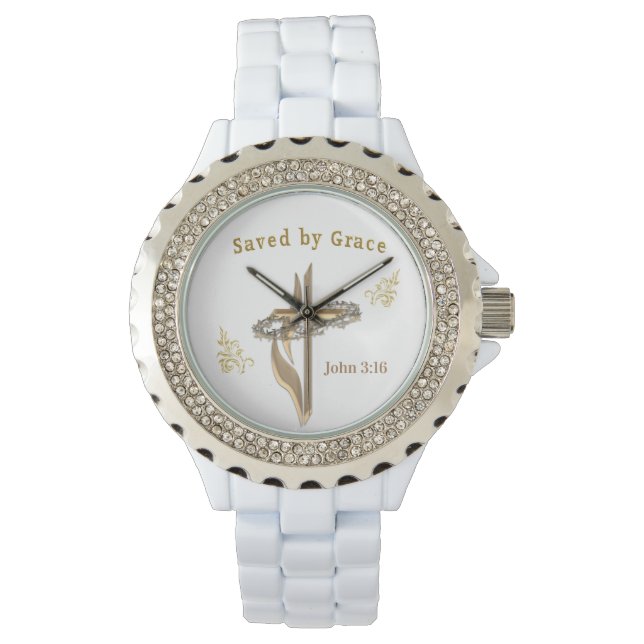 Bible Verse saved by Grace Watch (Front)