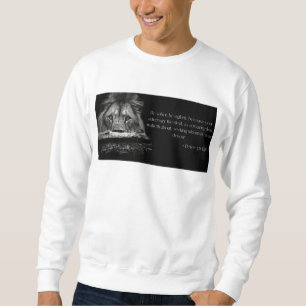 Bible Verse Scripture 1 Peter 5:8 KJV Men's Sweatshirt