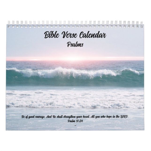Bible Verse Scripture Calendar Psalms (Cover)