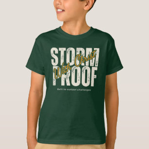 Bible verse Scripture Gospel Faith Graphic Green T-Shirt
