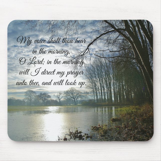 Bible Verse Scripture Prayer Mouse Mat (Front)