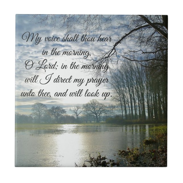 Bible Verse Scripture Prayer Tile (Front)
