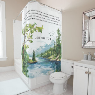 Bible Verse Shower Curtains