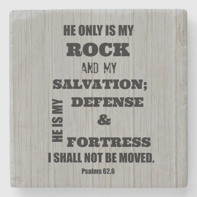 Bible Verse Stone Coaster (Front)