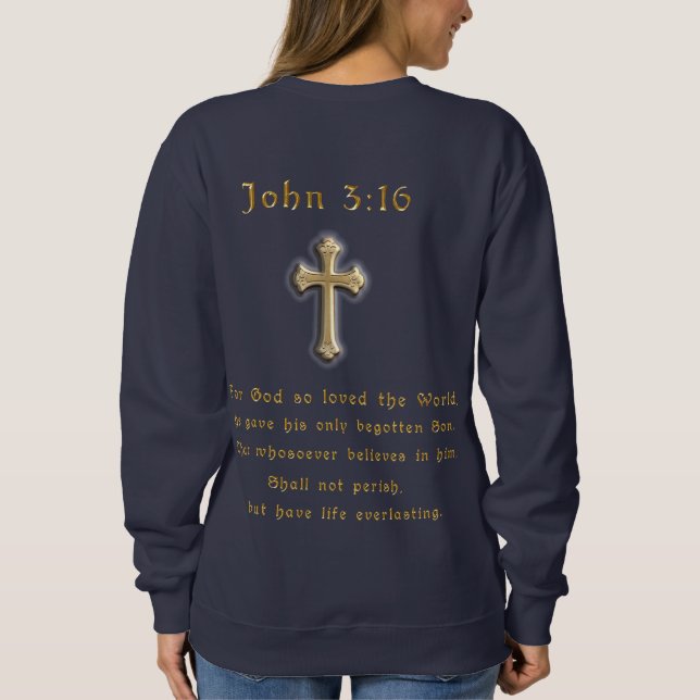 Bible Verse Sweatshirt (Back)