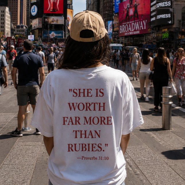 Bible verse T-Shirt Proverbs 31:10 (Creator Uploaded)