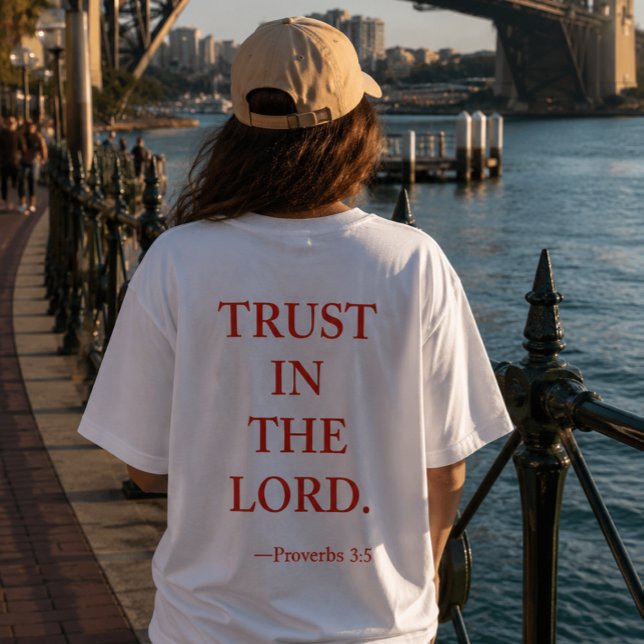 Bible verse T-Shirt Proverbs 3:5 (Creator Uploaded)