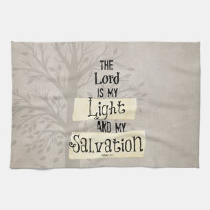 Bible Verse: The Lord is my Light and my Tea Towel