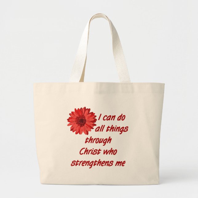  Bible Verse Tote Bag (Front)