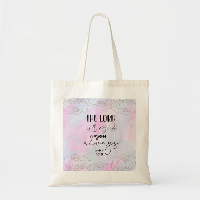 Bible verse Tote Bag (Front)