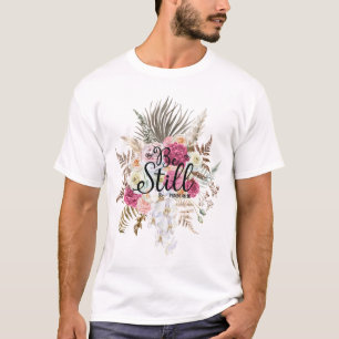 Bible Verse Trendy Floral Pampas Grass T-Shirt