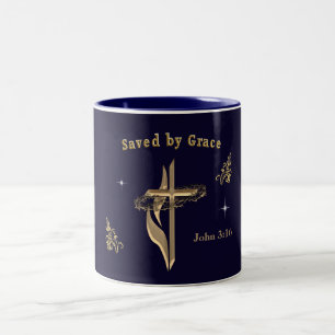 Bible verse Two-Tone coffee mug