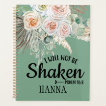 Bible Verse Watercolor Pampas Grass Notebook