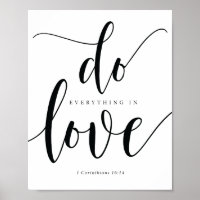 Bible Verses - do everything in love