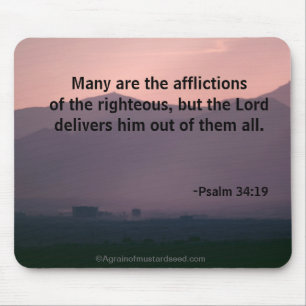 Bible Verses God's Word Mouse Mat