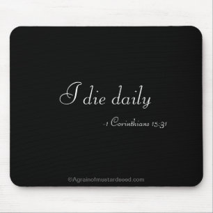 Bible Verses God's Word Mouse Mat