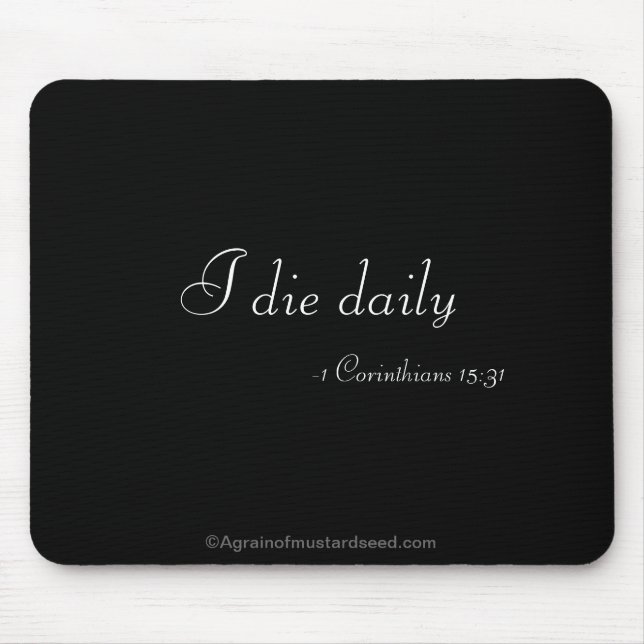 Bible Verses God's Word Mouse Mat (Front)