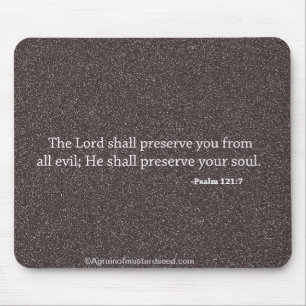 Bible Verses God's Word Mouse Mat