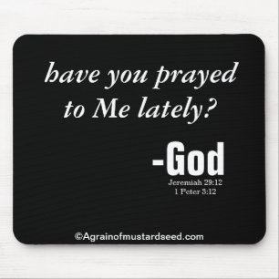 Bible Verses God's Word Mouse Mat