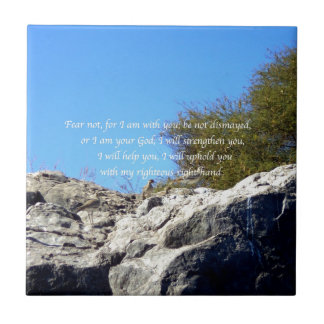 Bible Verses Inspirational Quote Isaiah 41:10 Tile