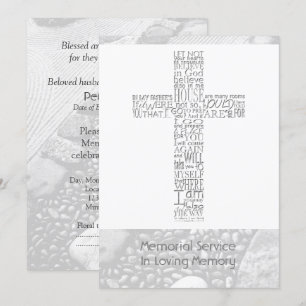 Bible Verses John 14 Memorial Service 3 Invitation