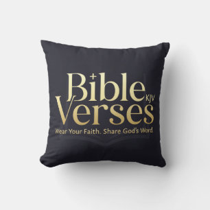 Bible Verses KJV Wear Your Faith  Cushion